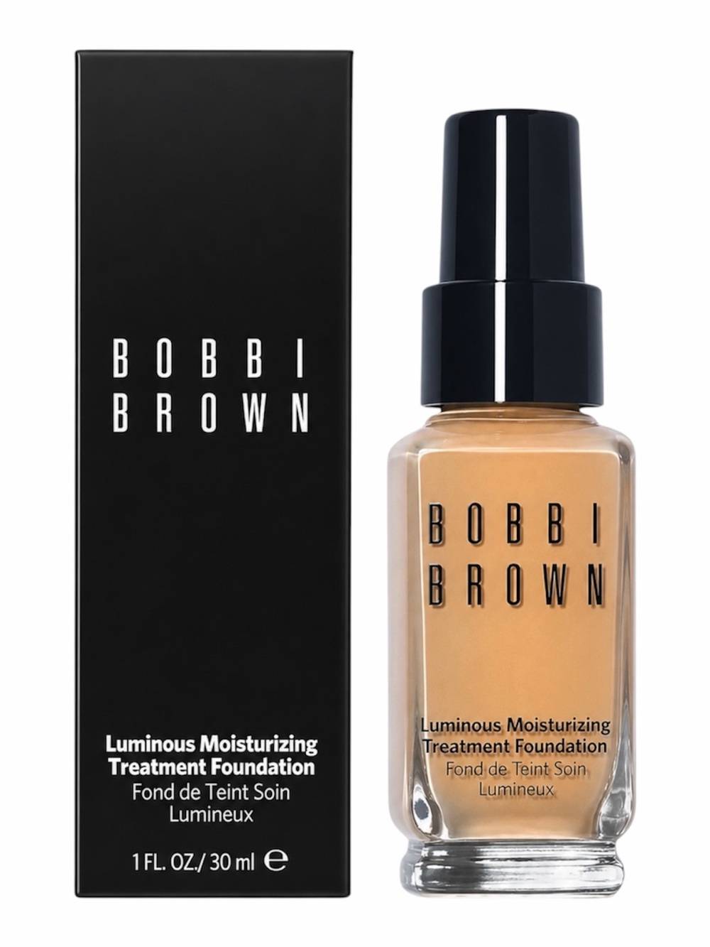 BOBBI BROWN LUMINOUS MOISTURIZING TREATMENT FOUNDATION IN NATURAL 4 30ML - BNIB